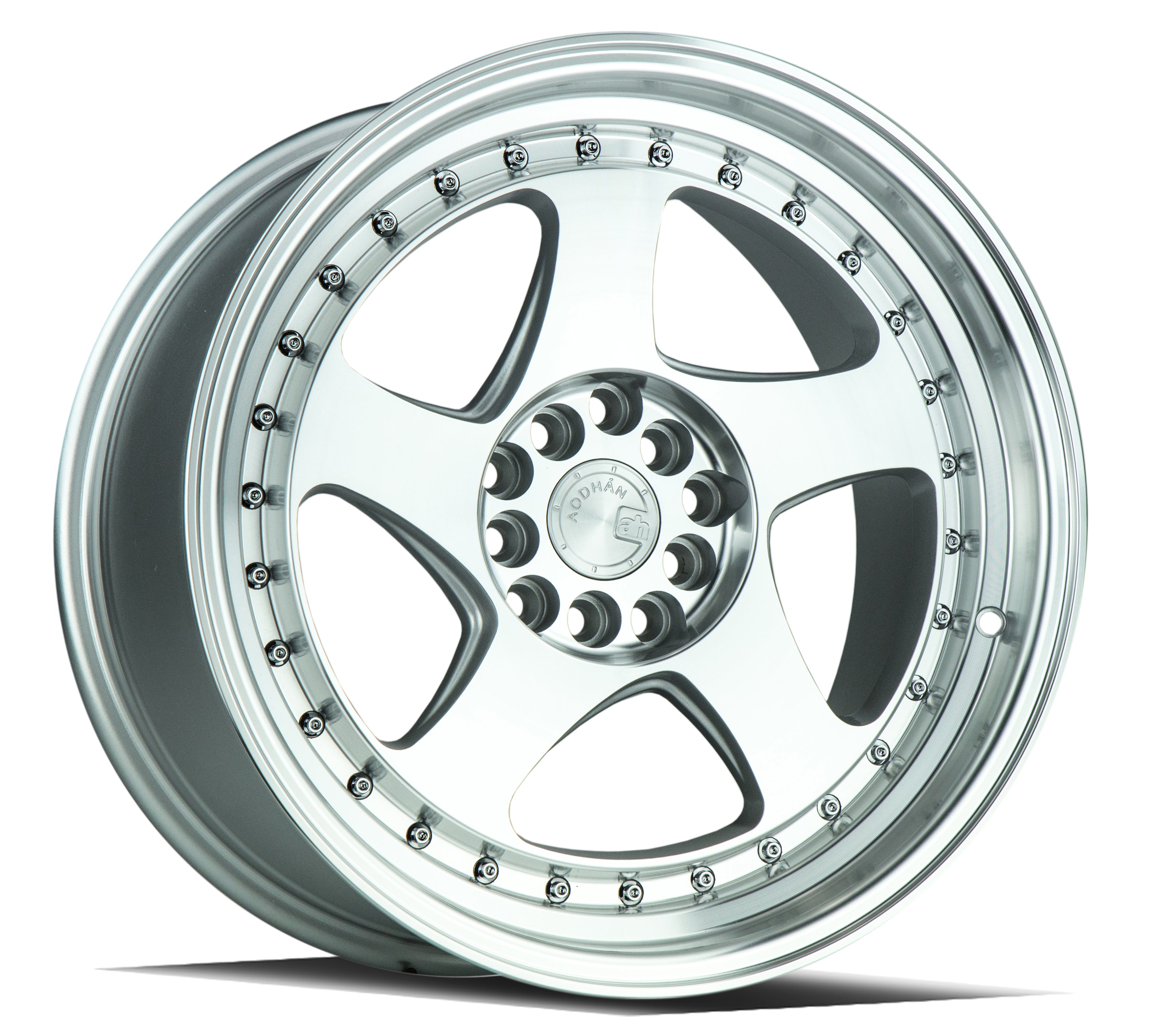 AH01 Silver w/ Machined Face Aodhan Wheels | 15"-18"