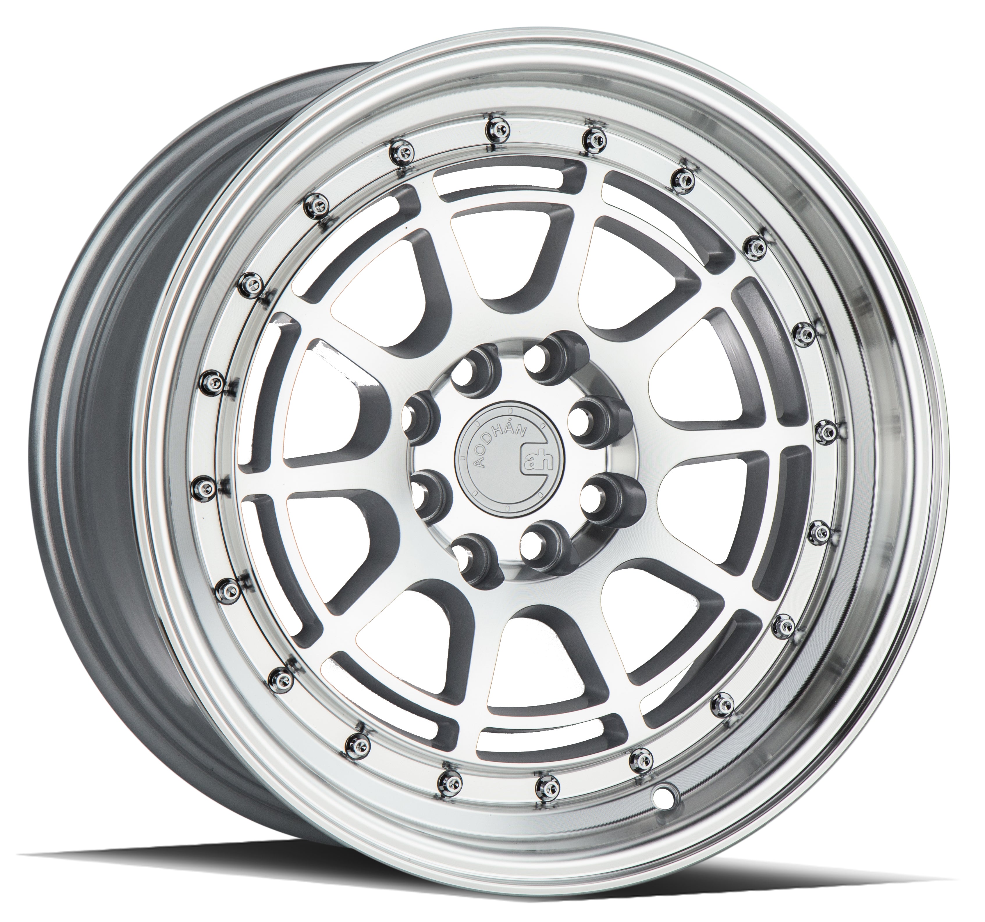 AH04 Silver w/ Machined Face Aodhan Wheels | 15"-18"