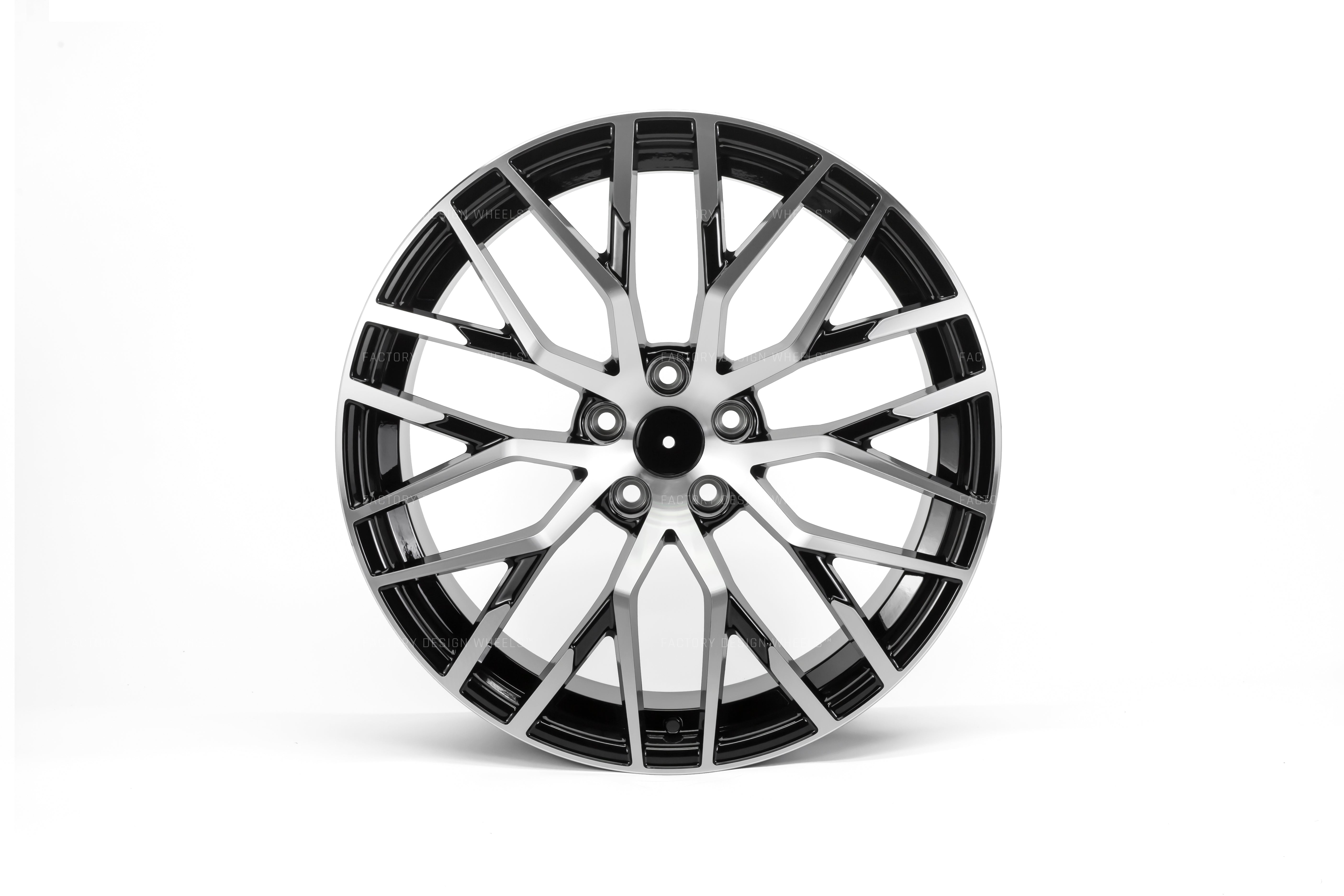 AU01 Wheels for Audi & Volkswagen | 18"-22" - Black Machined Face