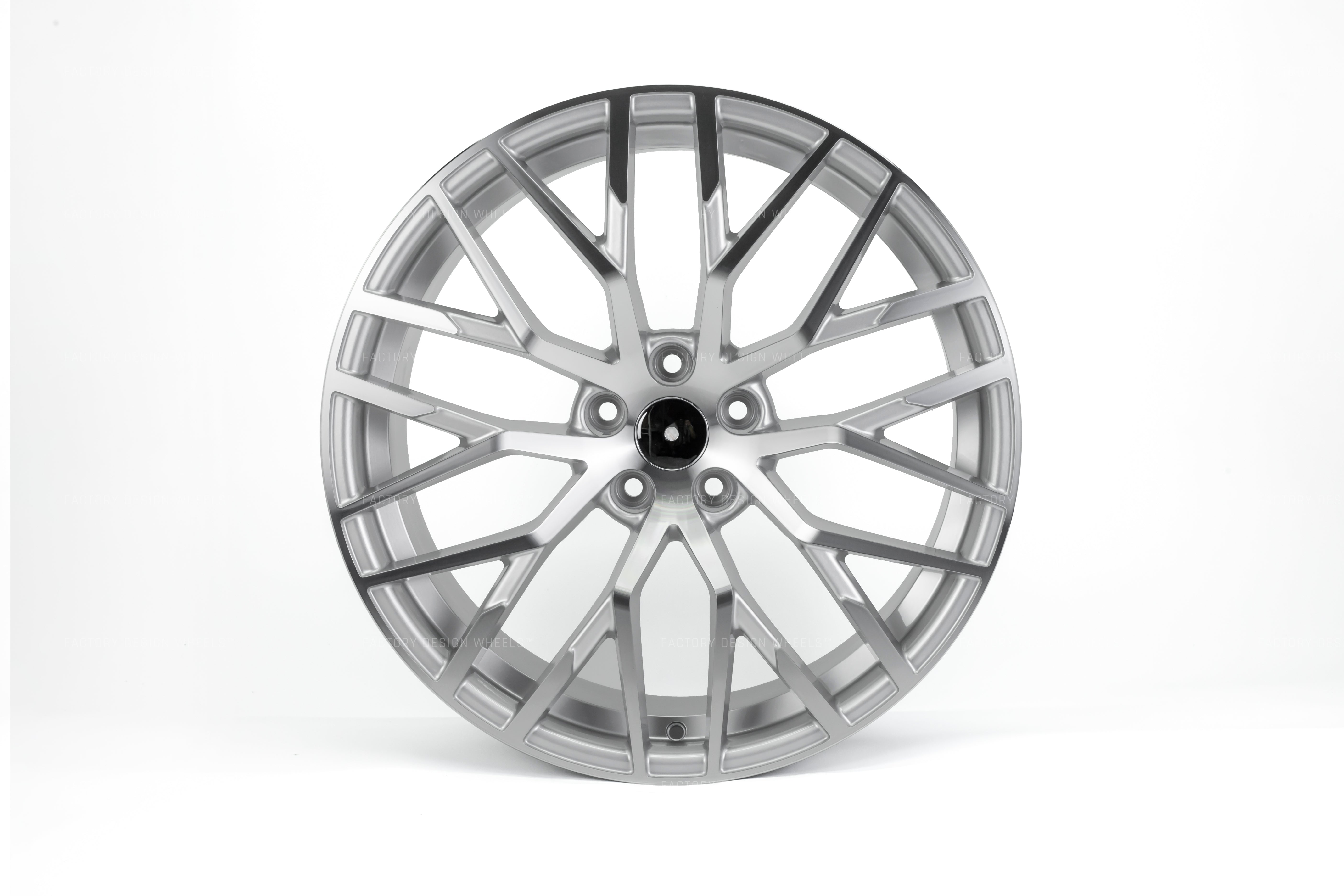 AU01 Wheels for Audi & Volkswagen | 18"-22" - Silver Machined Face