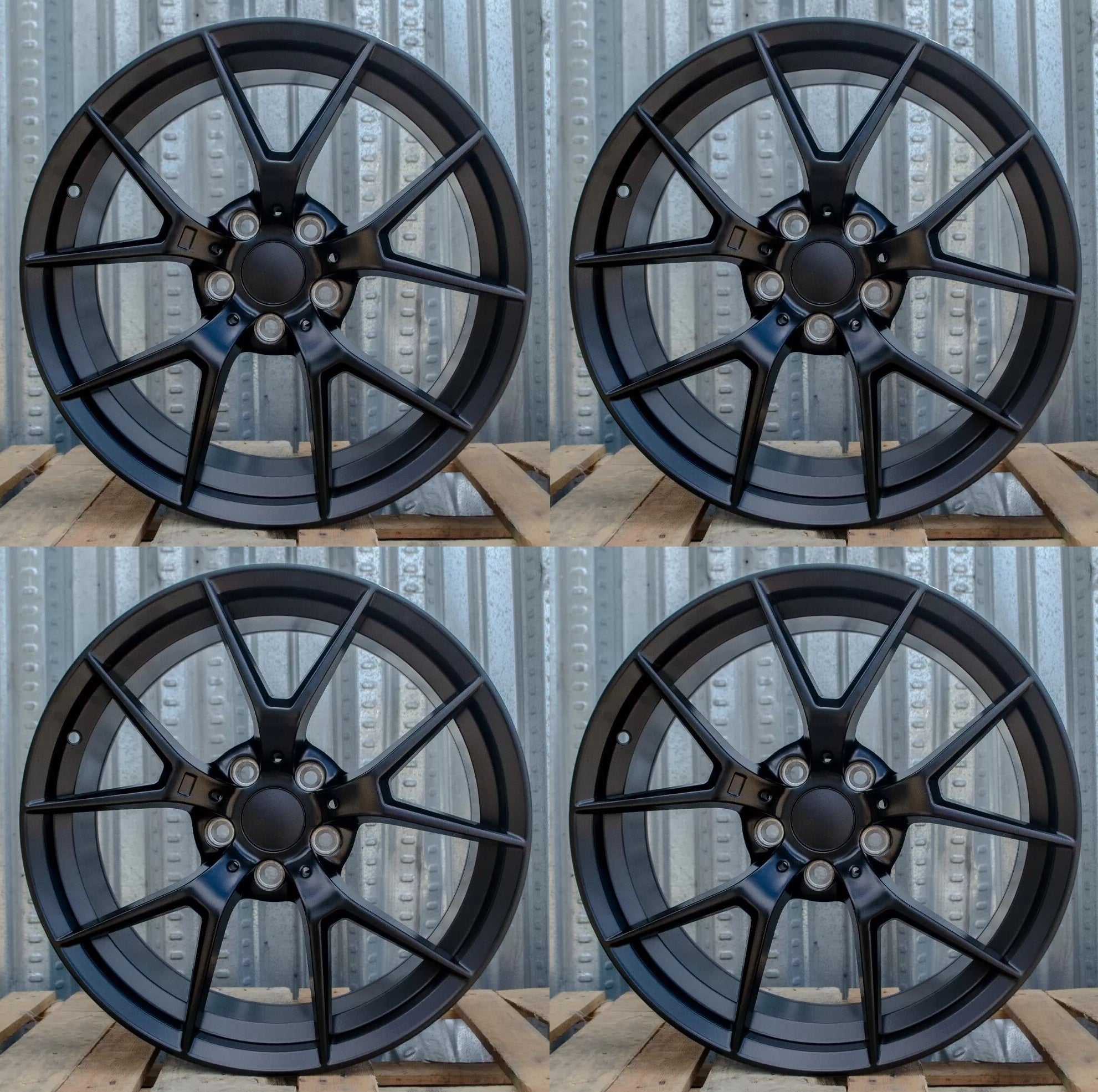 B04 Matt Black Wheels for BMW | 20"