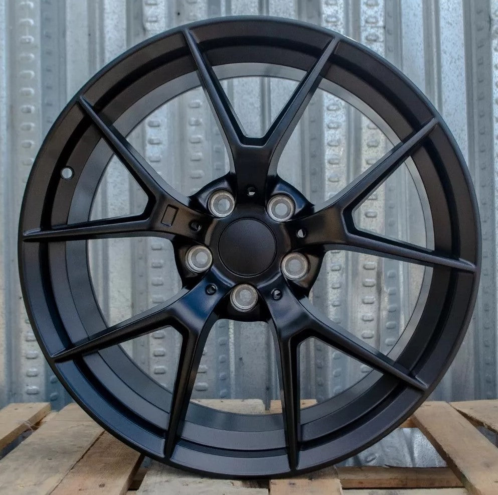 B04 Matt Black Wheels for BMW | 20"