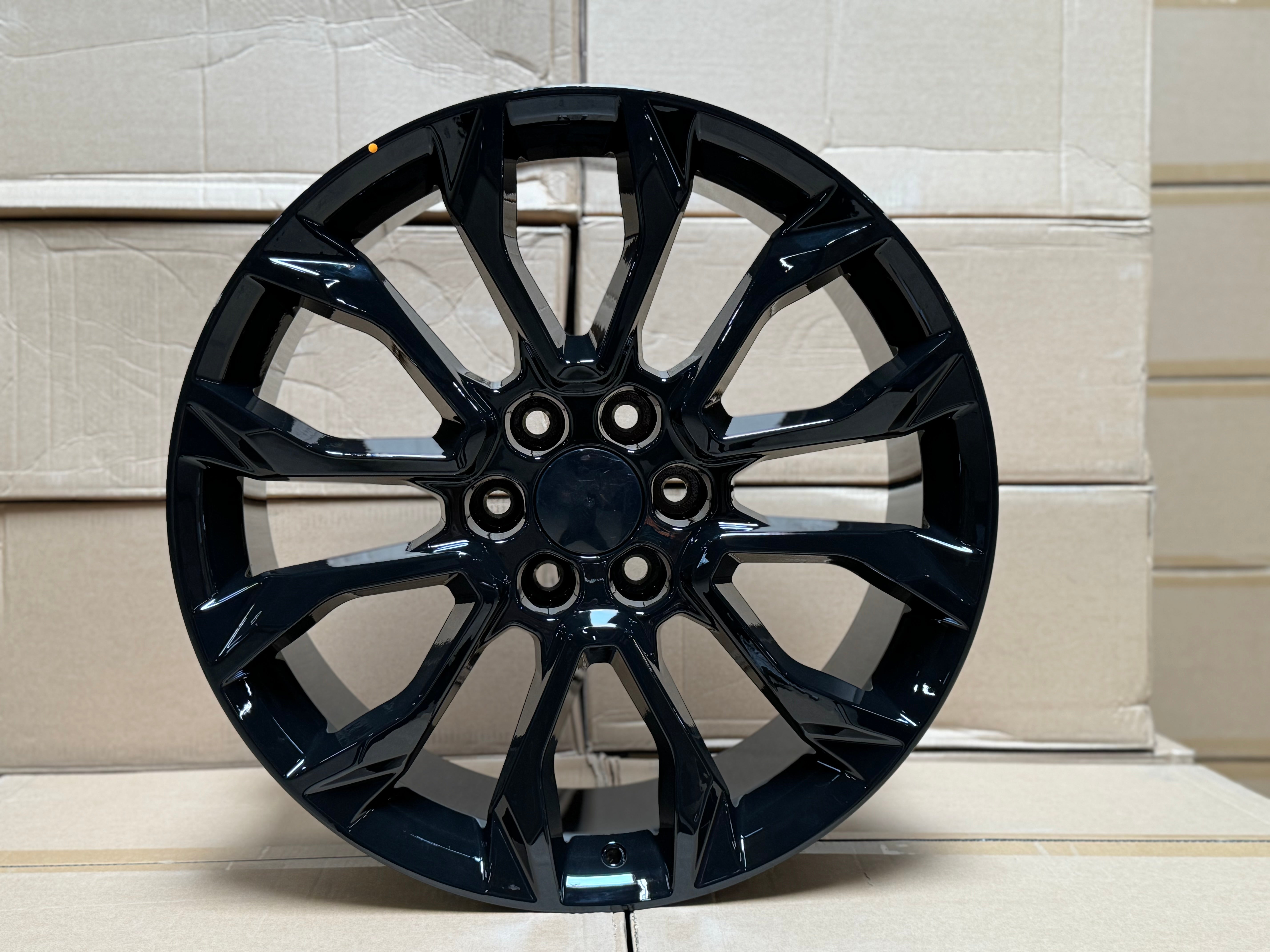 GM07 Gloss Black Wheels for GM | 22"