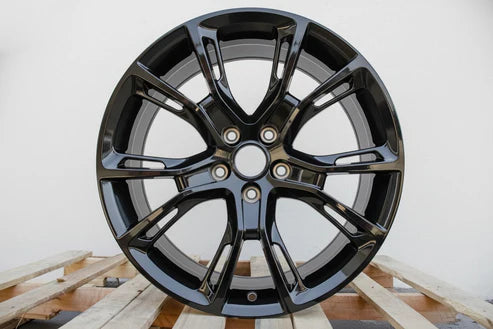 JP01 Full Gloss Black Wheels for Jeep | 20"