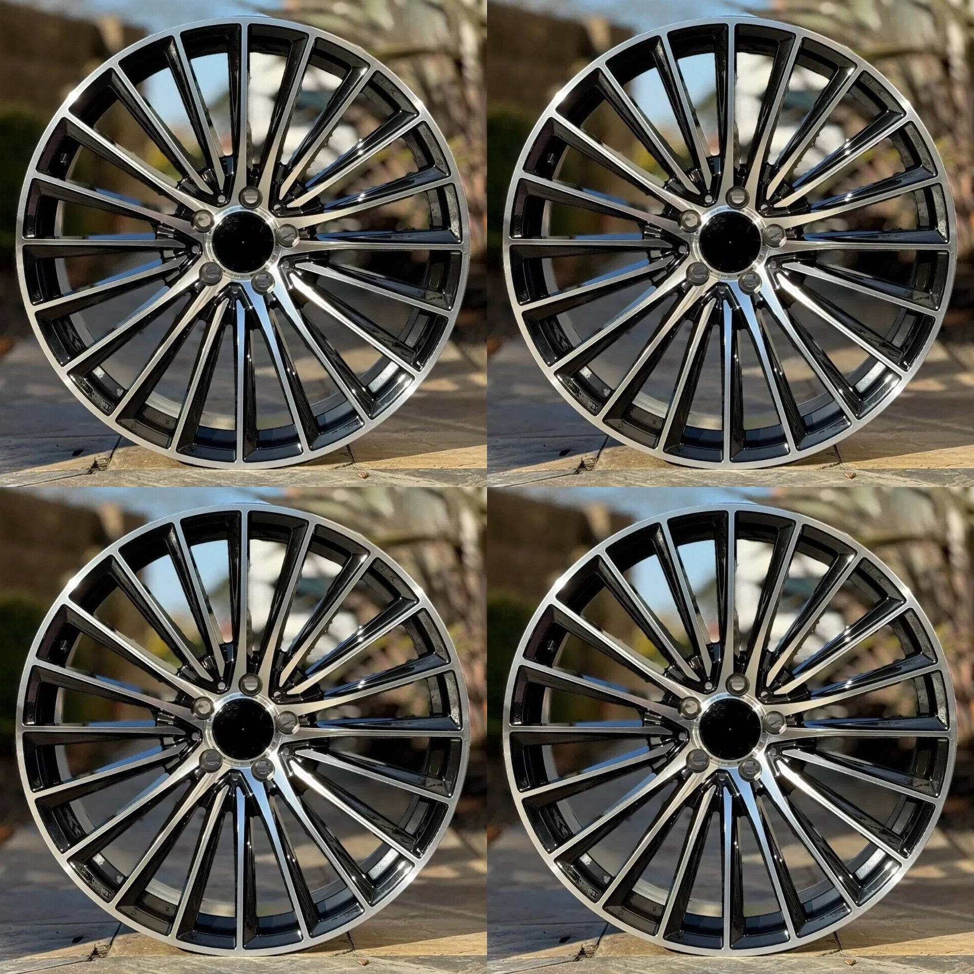 MB023 Black Machined Face Wheels for Mercedes-Benz | 19"-20"