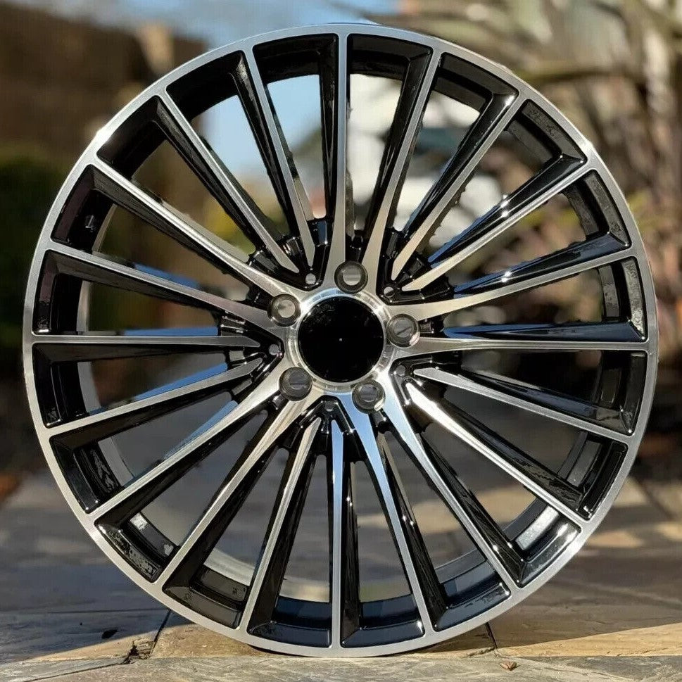 MB023 Black Machined Face Wheels for Mercedes-Benz | 19"-20"