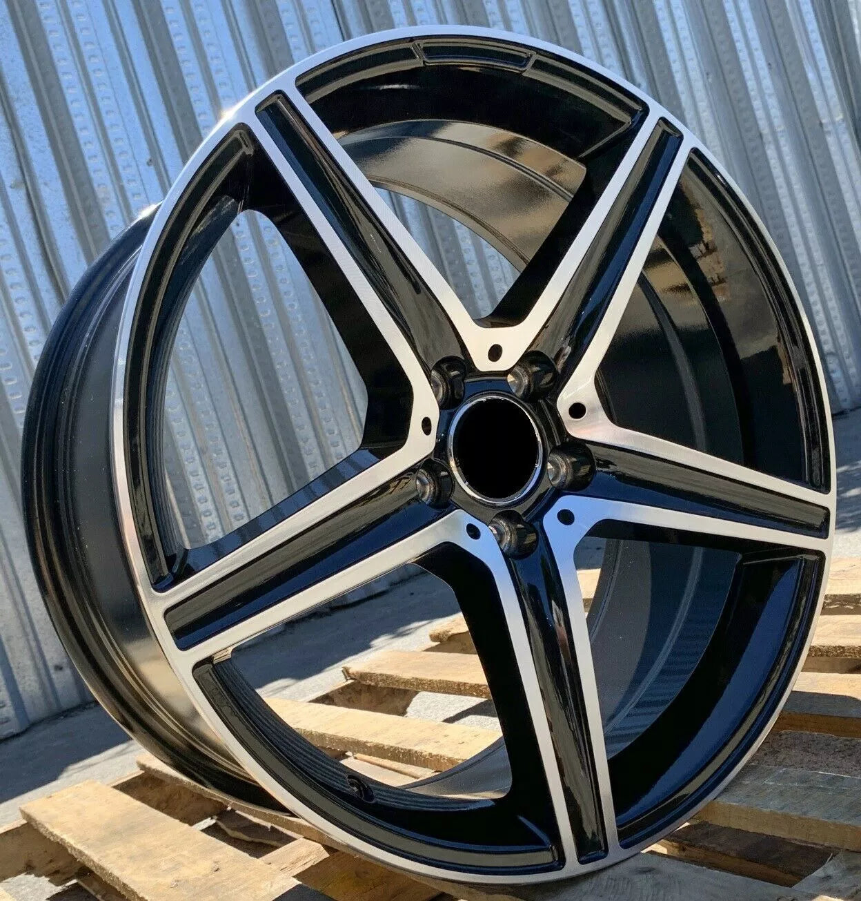 MB09 Gloss Black Machined Face Wheels for Mercedes-Benz | 18"-19"