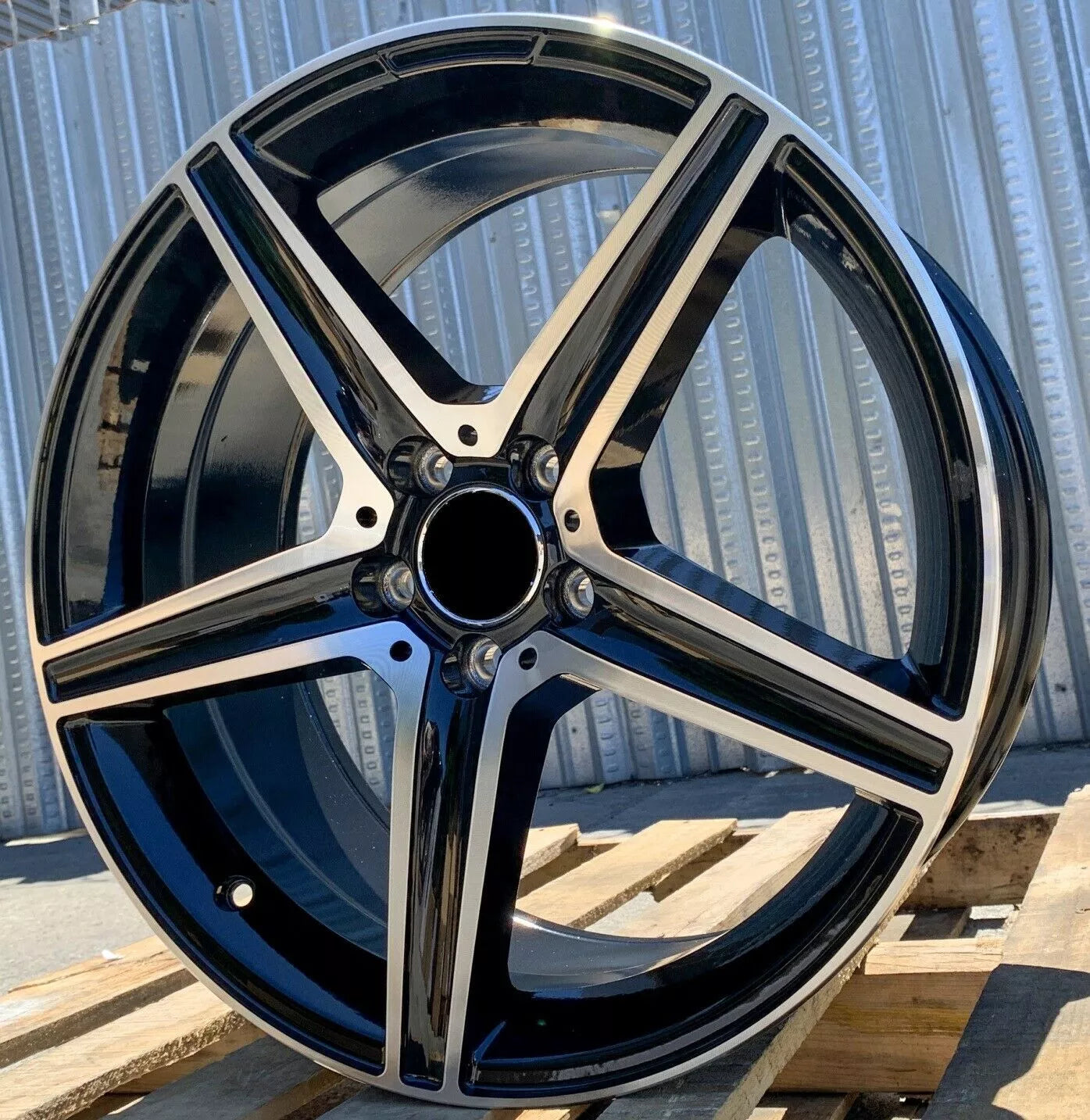MB09 Gloss Black Machined Face Wheels for Mercedes-Benz | 18"-19"