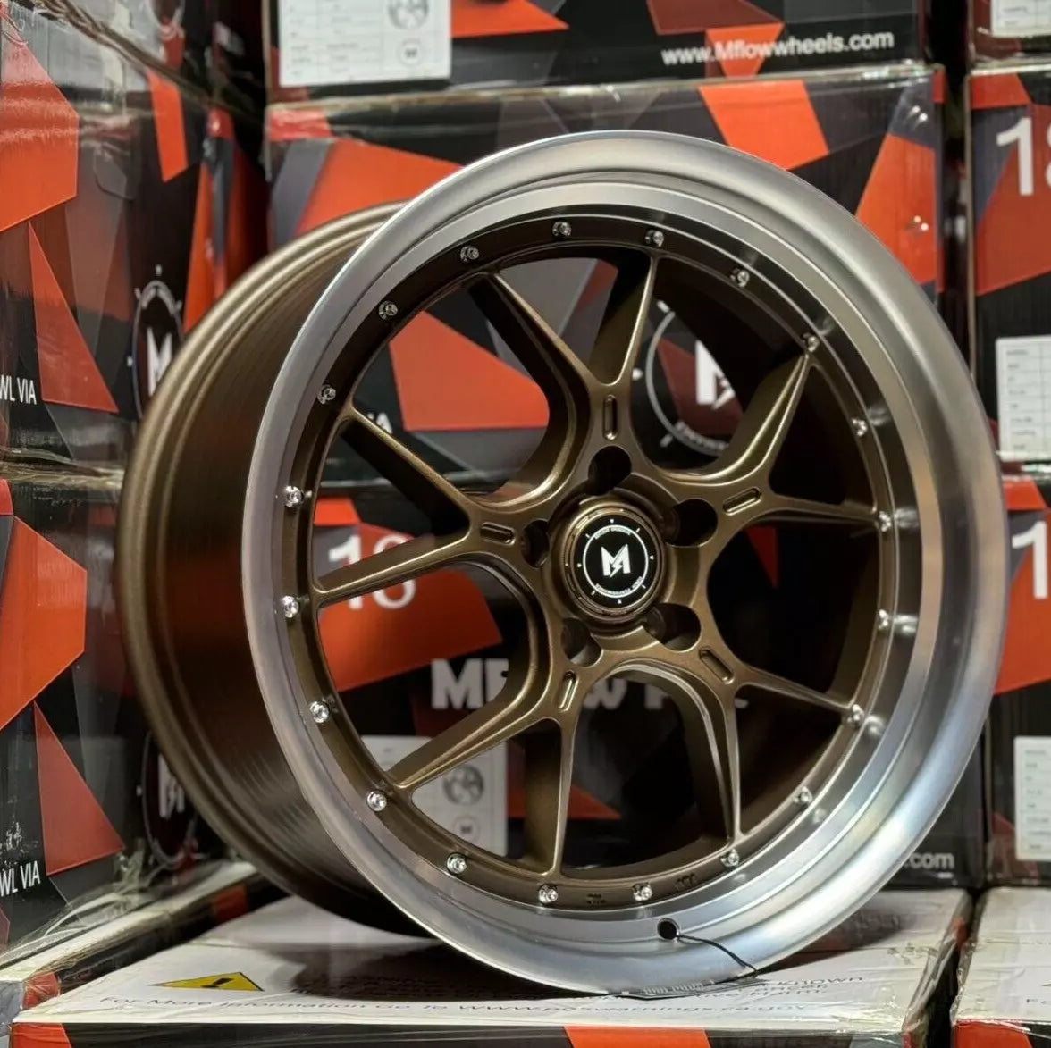 MFlow Racing MFL01 Flow Formed Machined Lip Wheels | 18"-20" | Multi Bolt