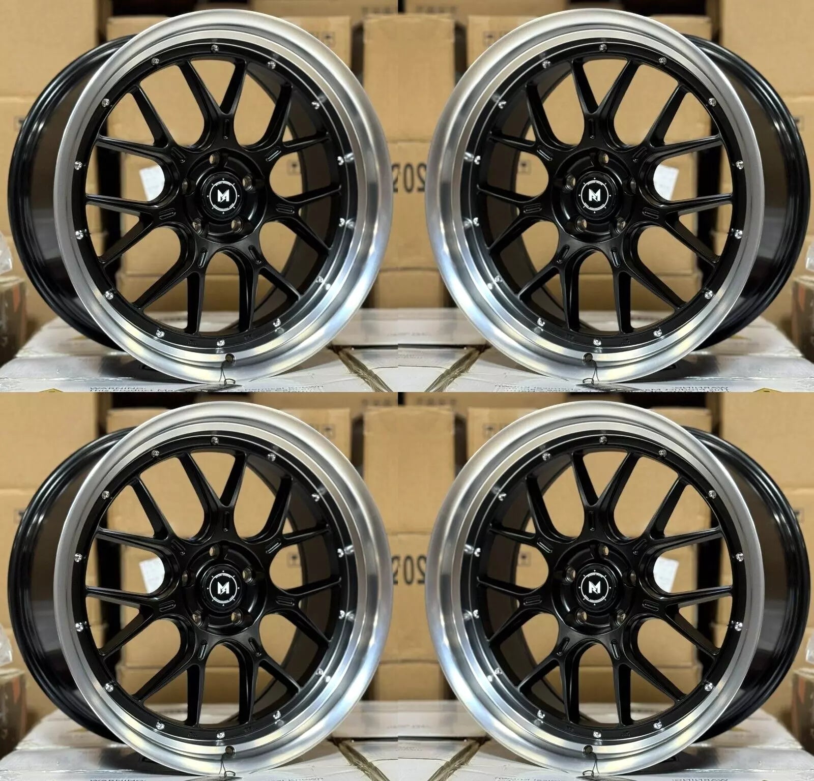 MFlow Racing MFL02 Flow Formed Machined Lip Wheels | 18"-20" | Multi Bolt