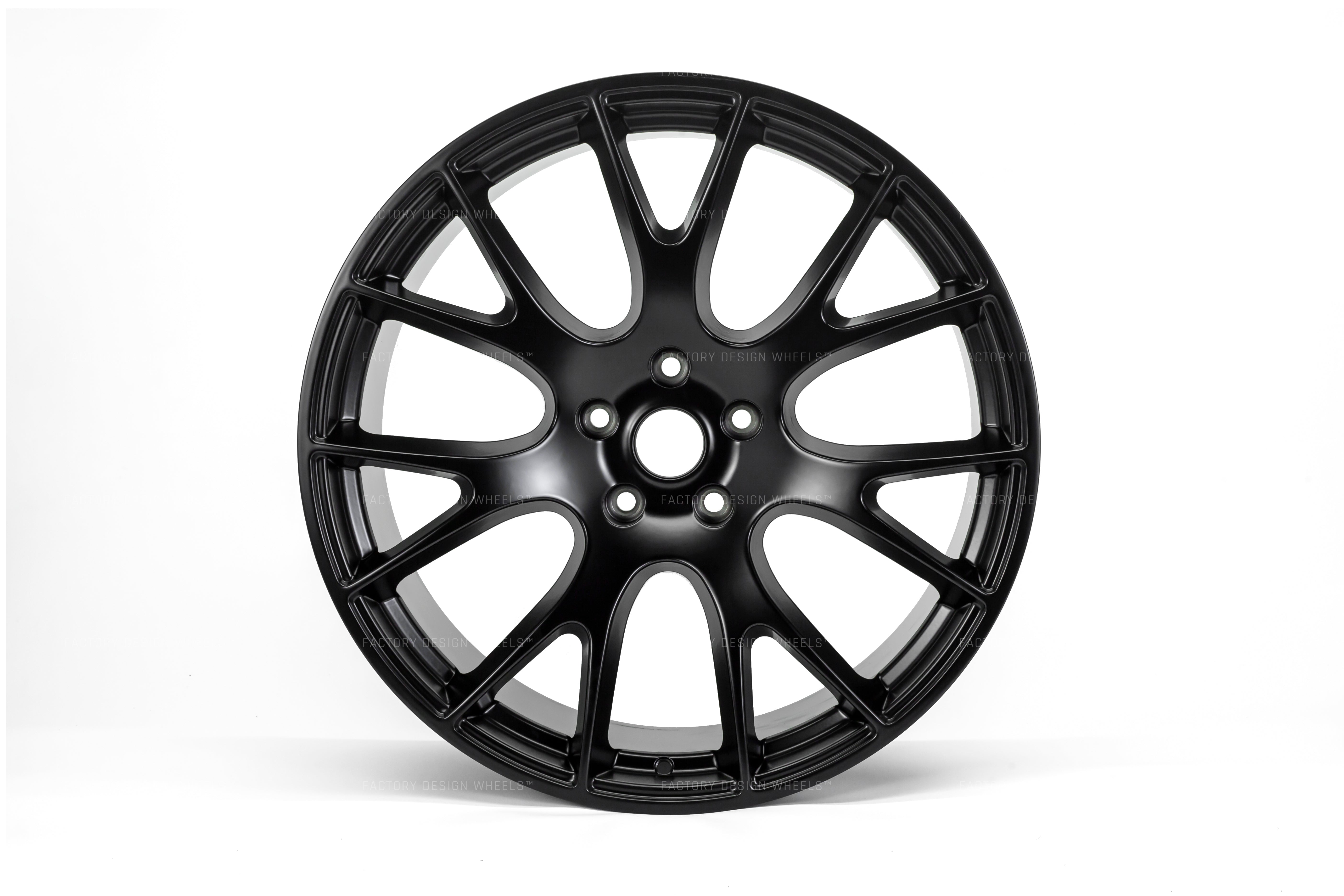 SR05/V1 Matt Black Wheels for Dodge | 20"