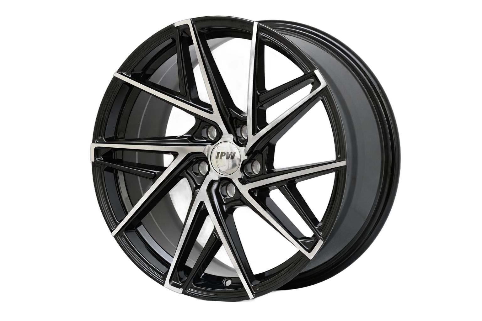 X1007 Black Machined Face 18"-19" Aftermarket Wheels