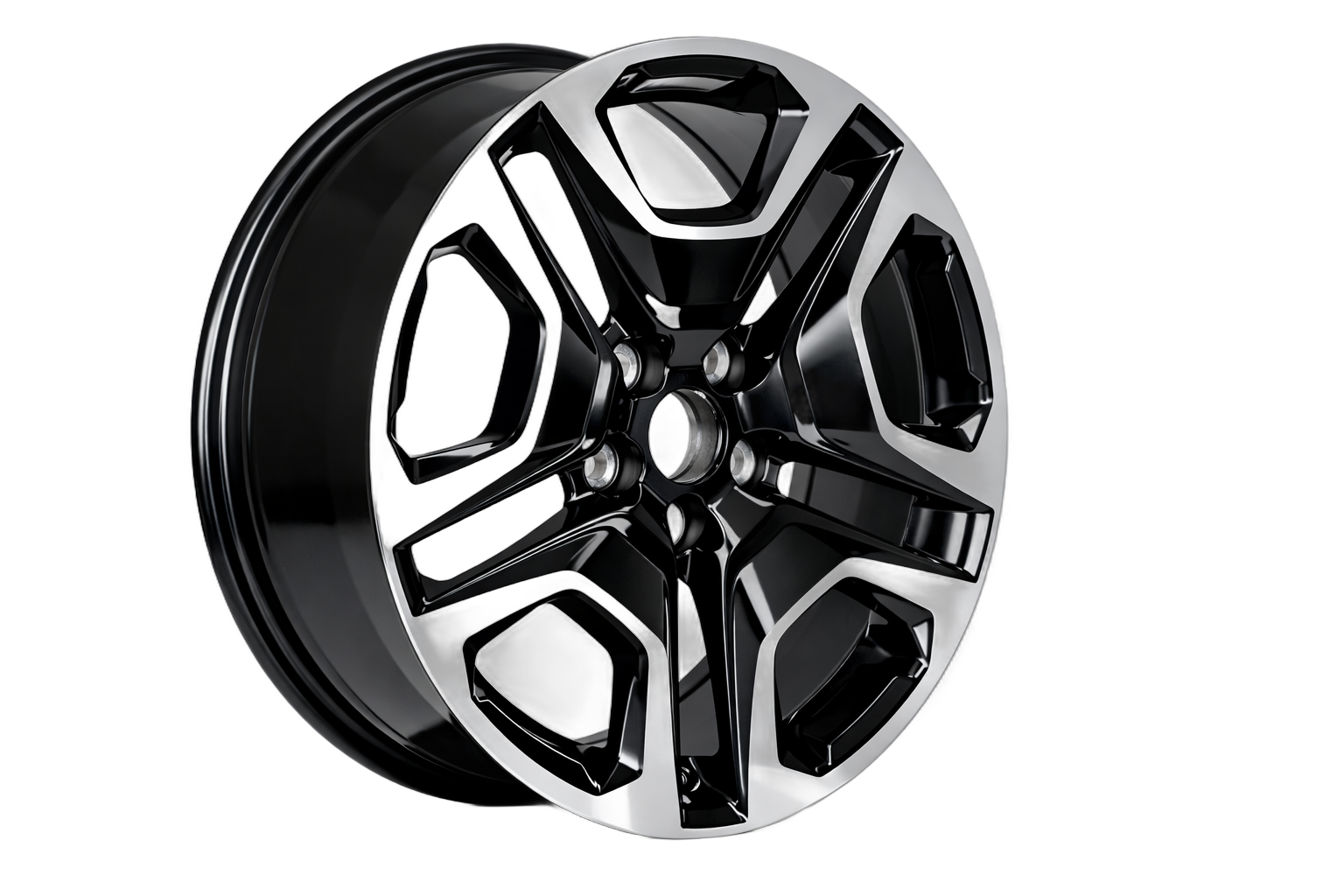 LT211 Black Machined Face 17" Lexus & Toyota Style Wheels