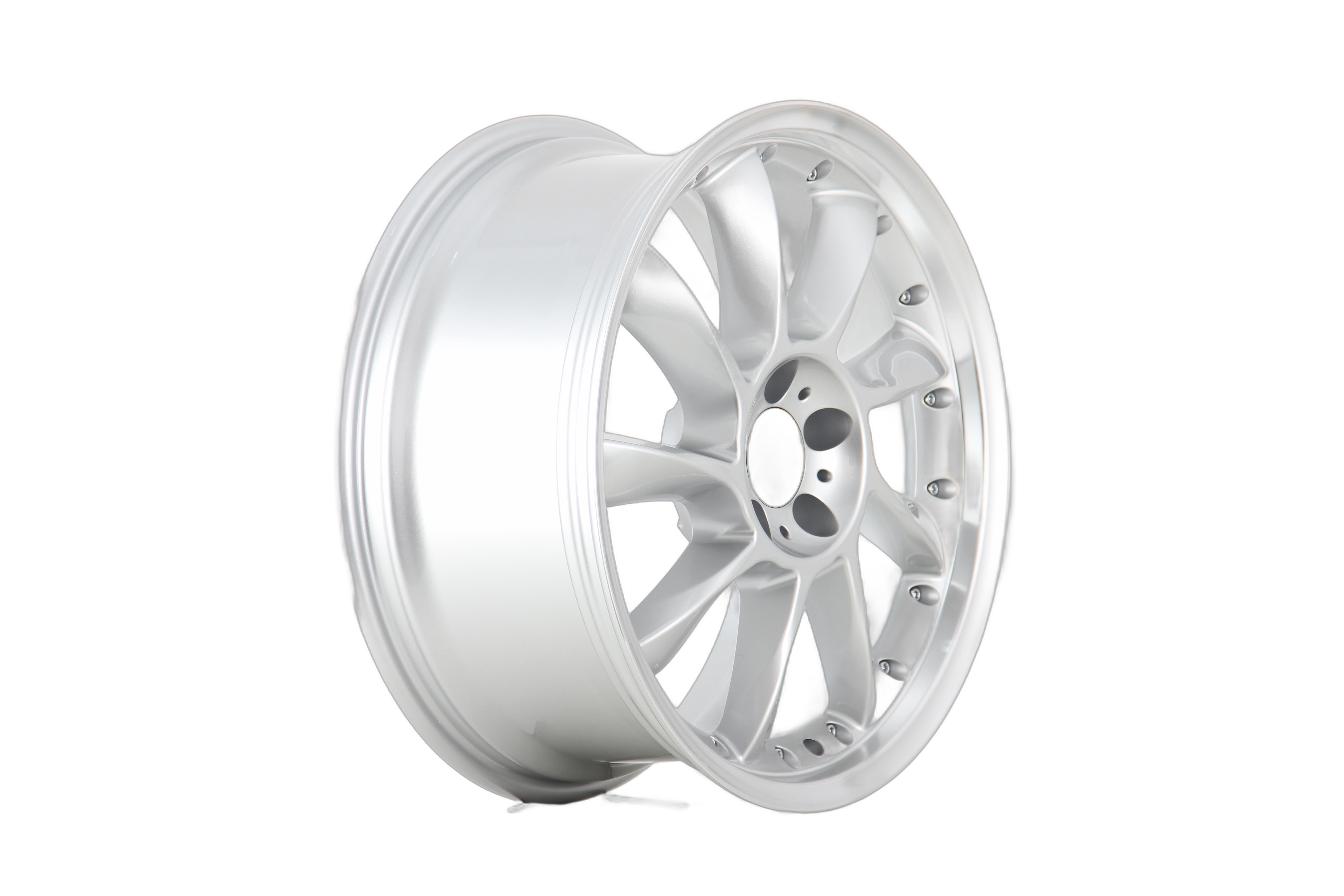 MB8004 Silver Machined Lip 19" Mercedes-Benz Style Wheels