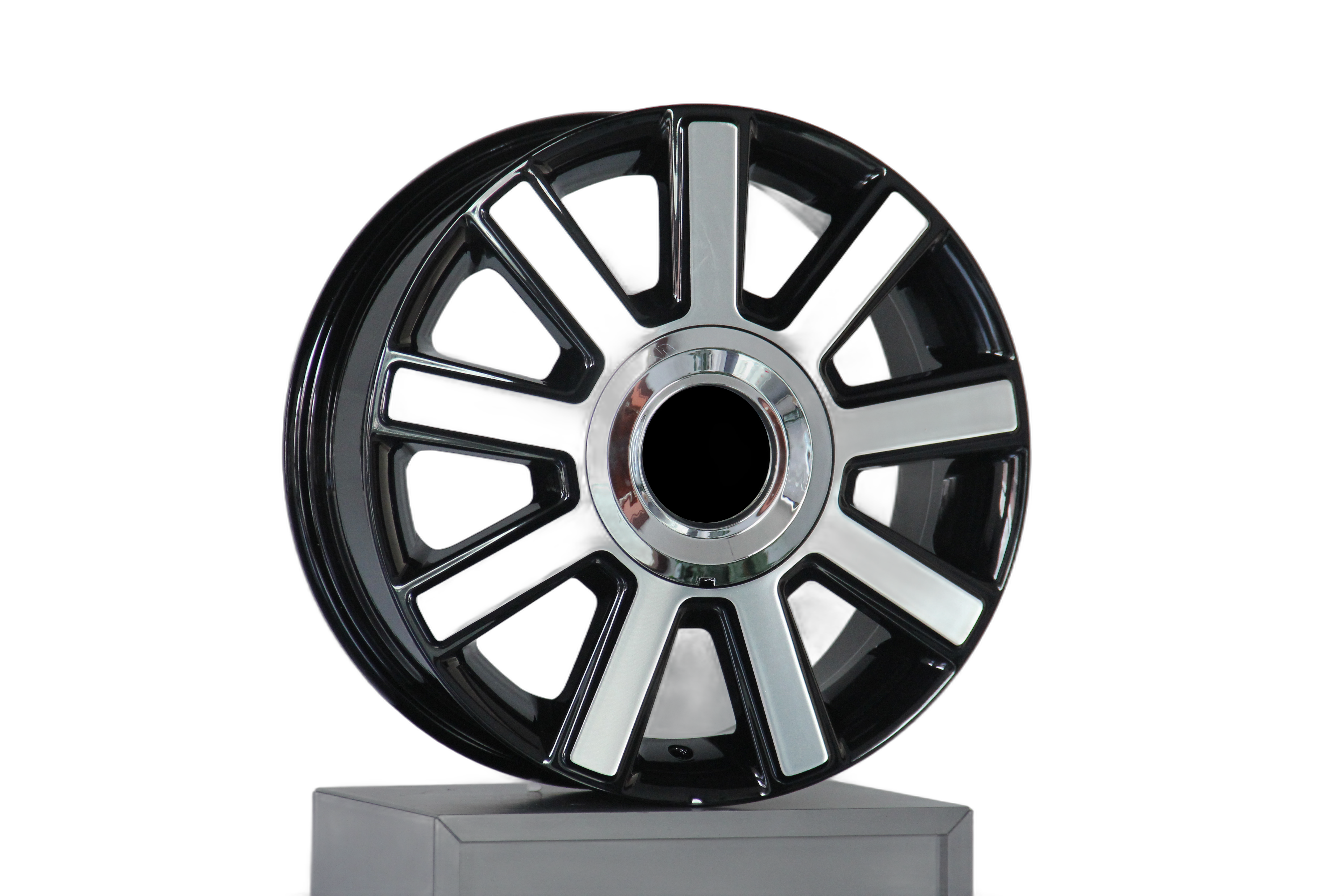 MB809 Black Machined Face 16" Mercedes-Benz Style Wheels