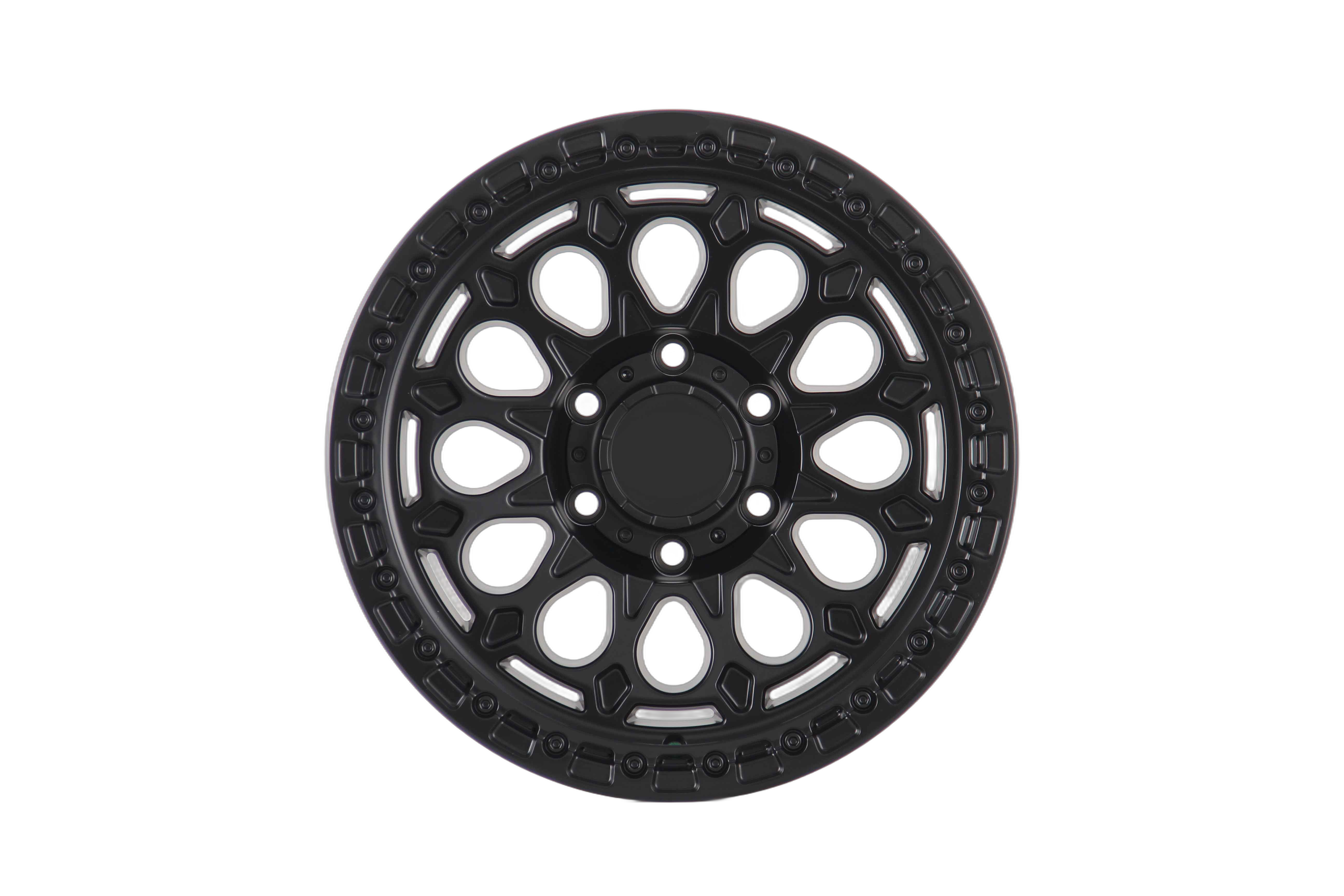 T921 Satin Black 17" Truck & Off-Road Wheels