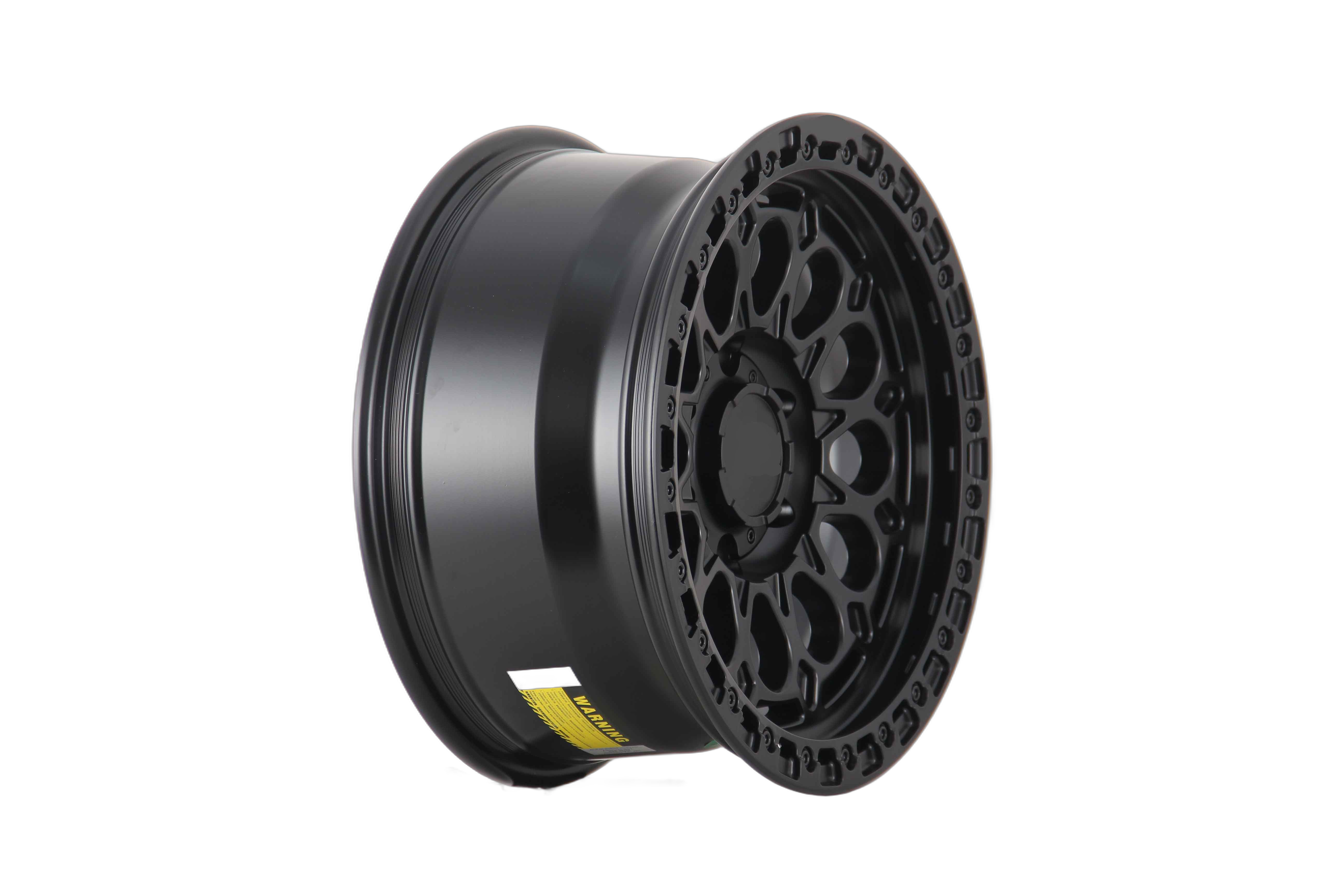 T921 Satin Black 17" Truck & Off-Road Wheels
