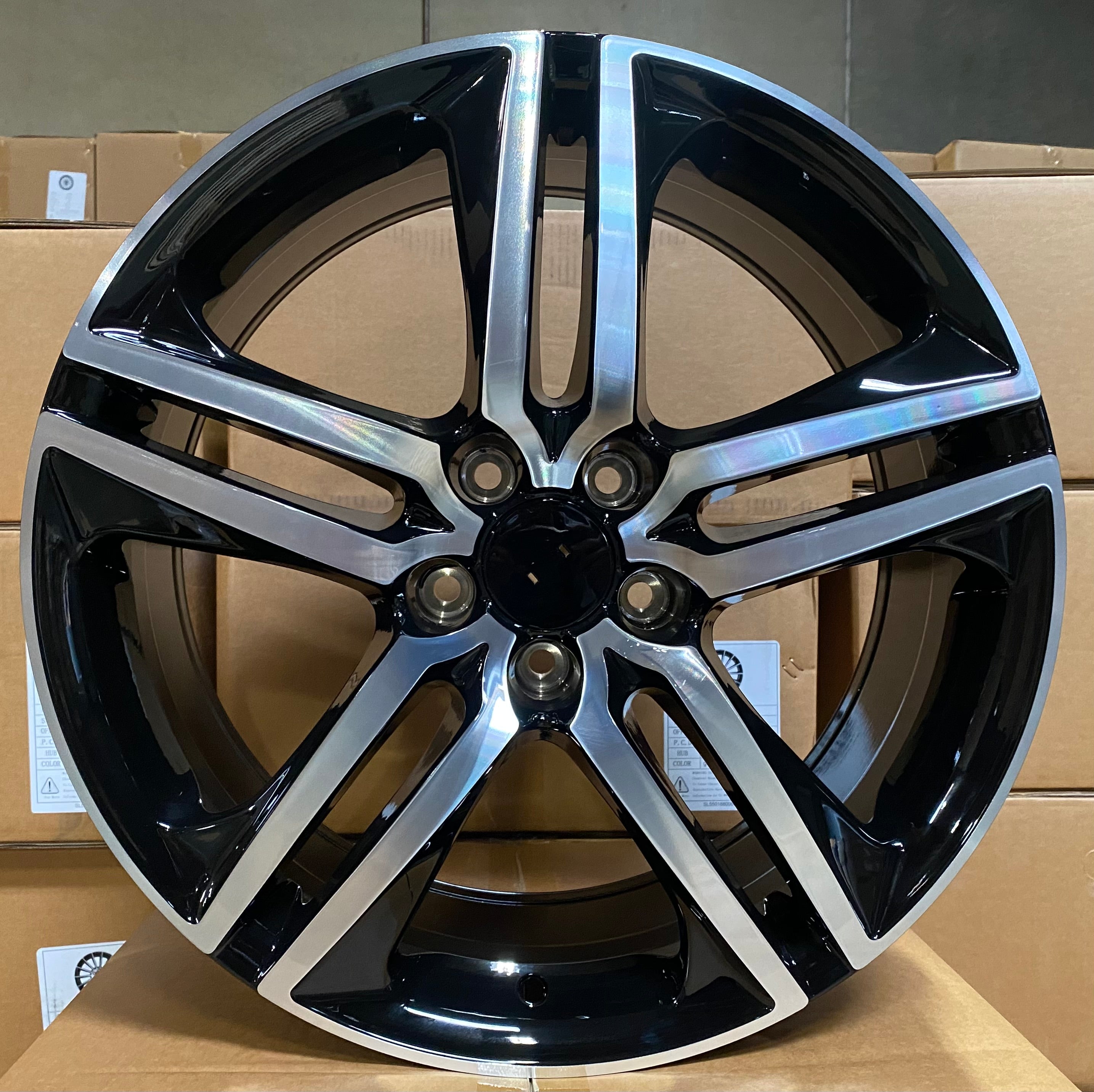 HD02 Wheels for Honda & Acura | 18"-20" - Black Machined Face