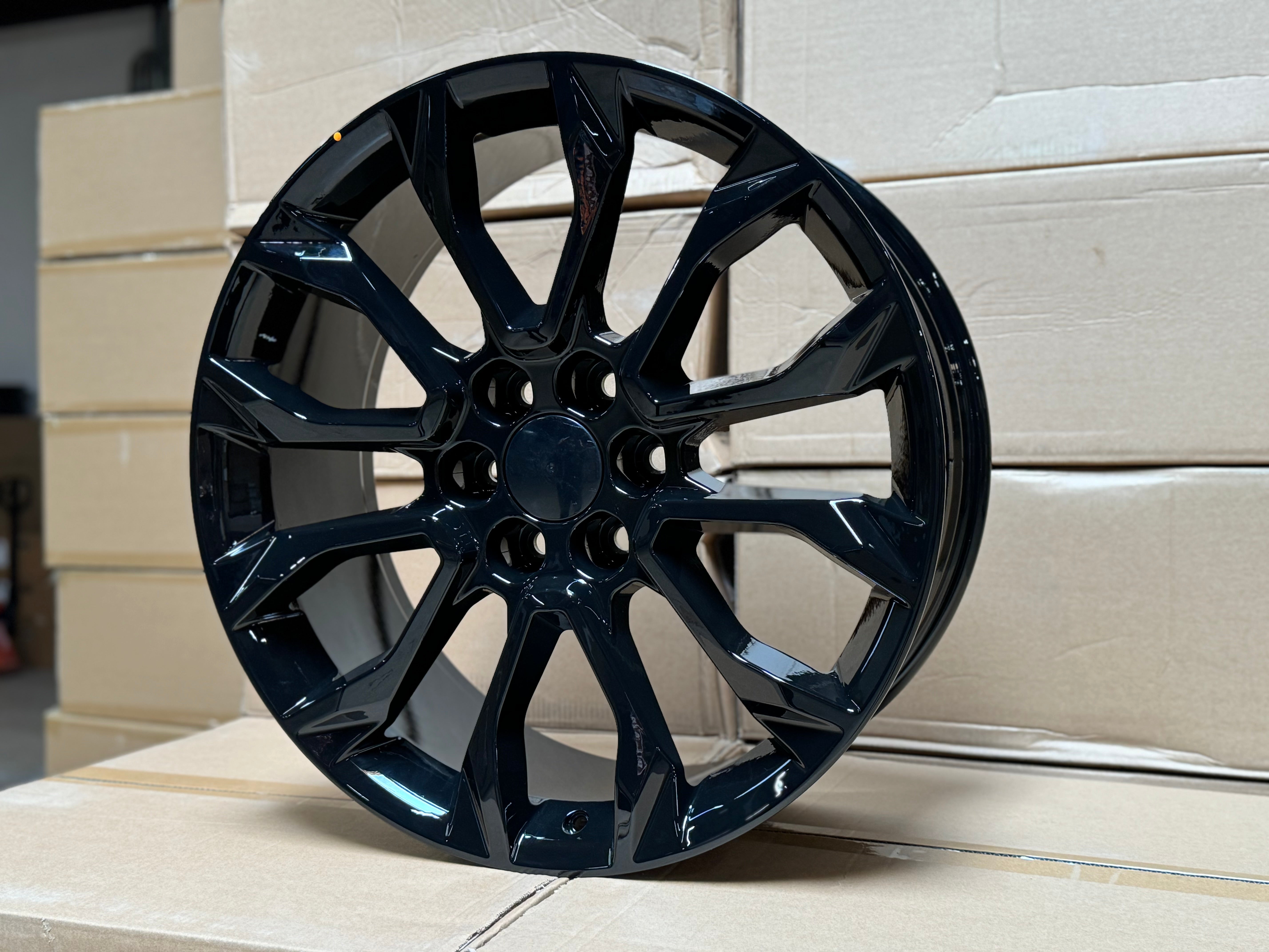 GM07 Gloss Black Wheels for GM | 22"