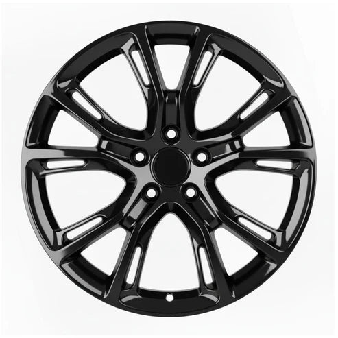 JP01 Full Gloss Black Wheels for Jeep | 20"