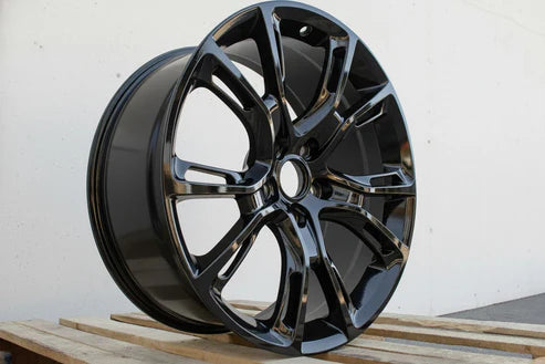 JP01 Full Gloss Black Wheels for Jeep | 20"