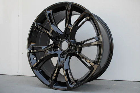 JP01 Full Gloss Black Wheels for Jeep | 20"