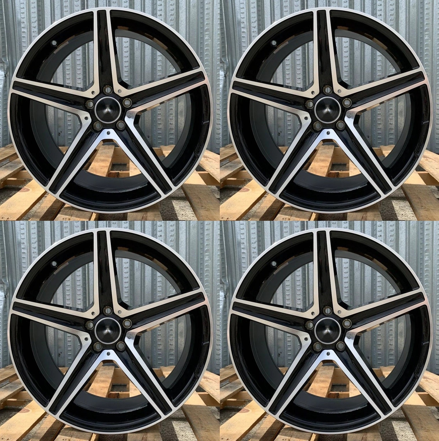 MB09 Gloss Black Machined Face Wheels for Mercedes-Benz | 18"-19"