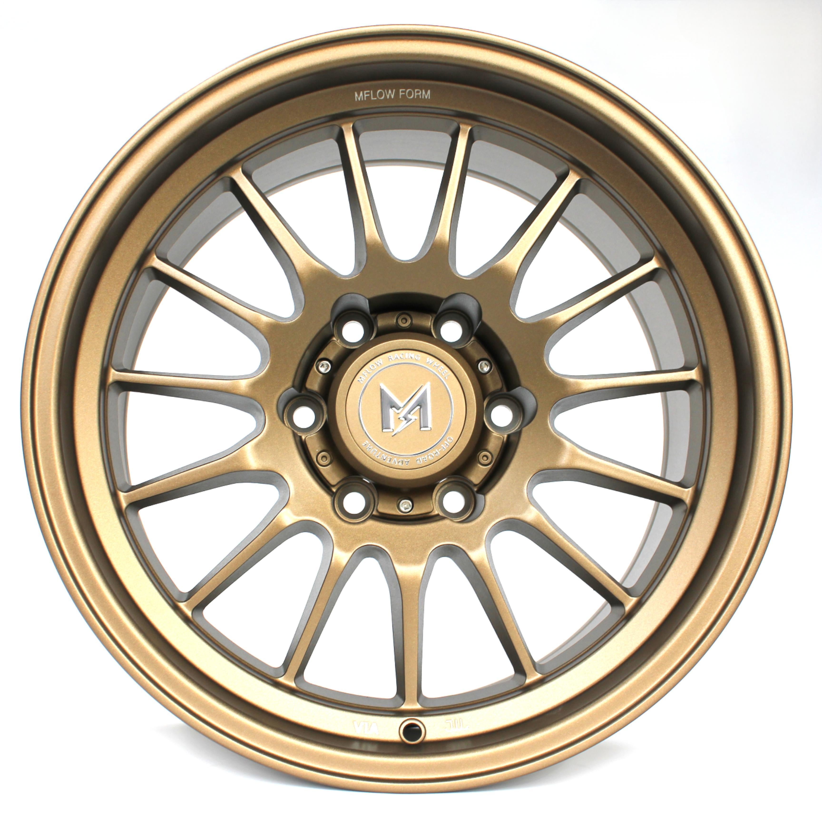 MFlow Racing MF004 Off-Road Flow Form Wheels | 17" | 5x127, 6x135, 6x1 - Matte Bronze