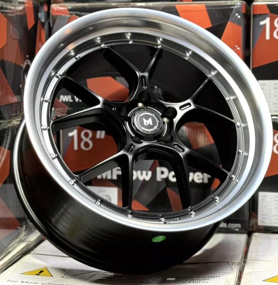 MFlow Racing MFL01 Flow Formed Machined Lip Wheels | 18"-20" | Multi Bolt