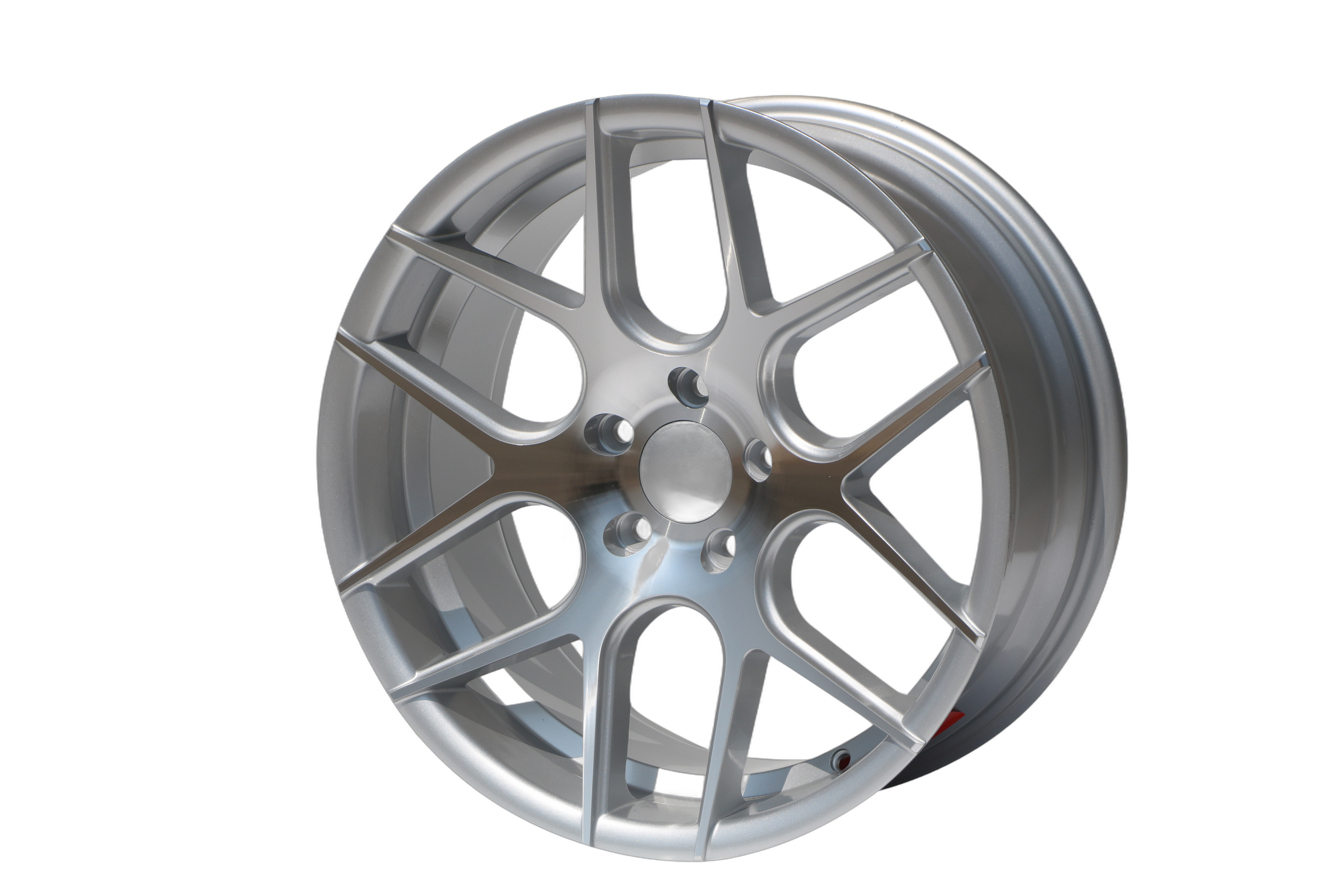 X001 Silver Machined Face 18" Aftermarket Wheels