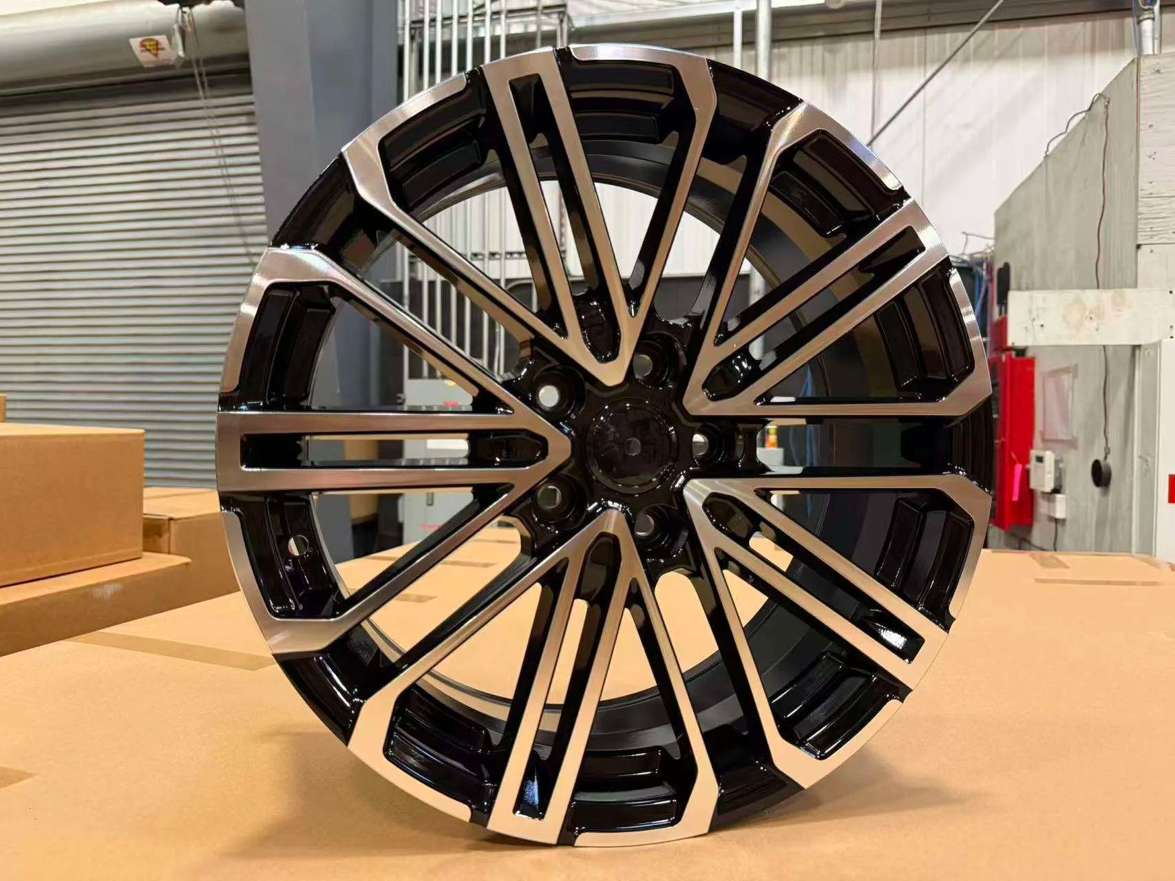 X021 Black Machined Face Wheels for Aftermarket | 17"