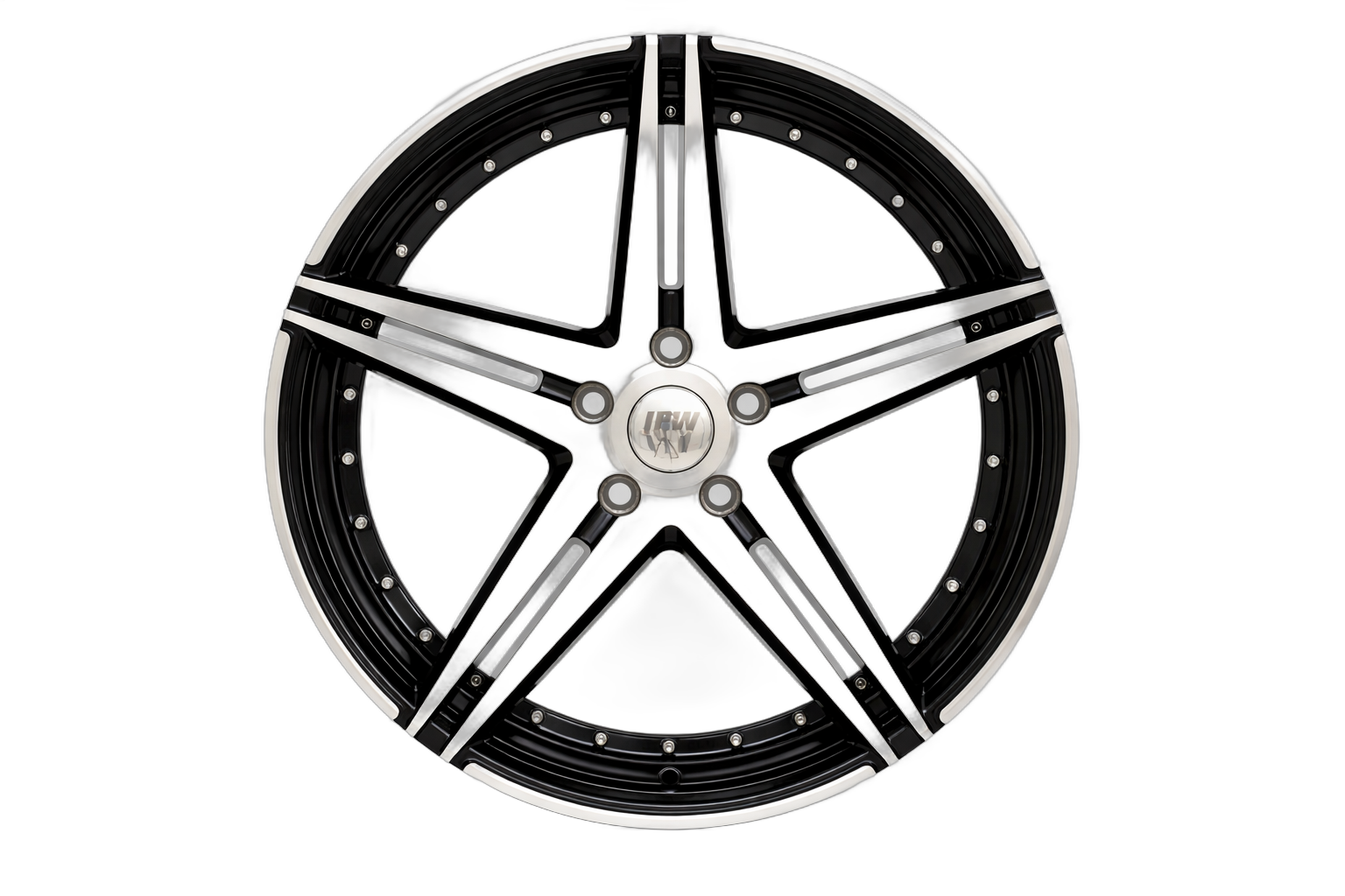 X1006 Black Machined Face 20" Aftermarket Wheels