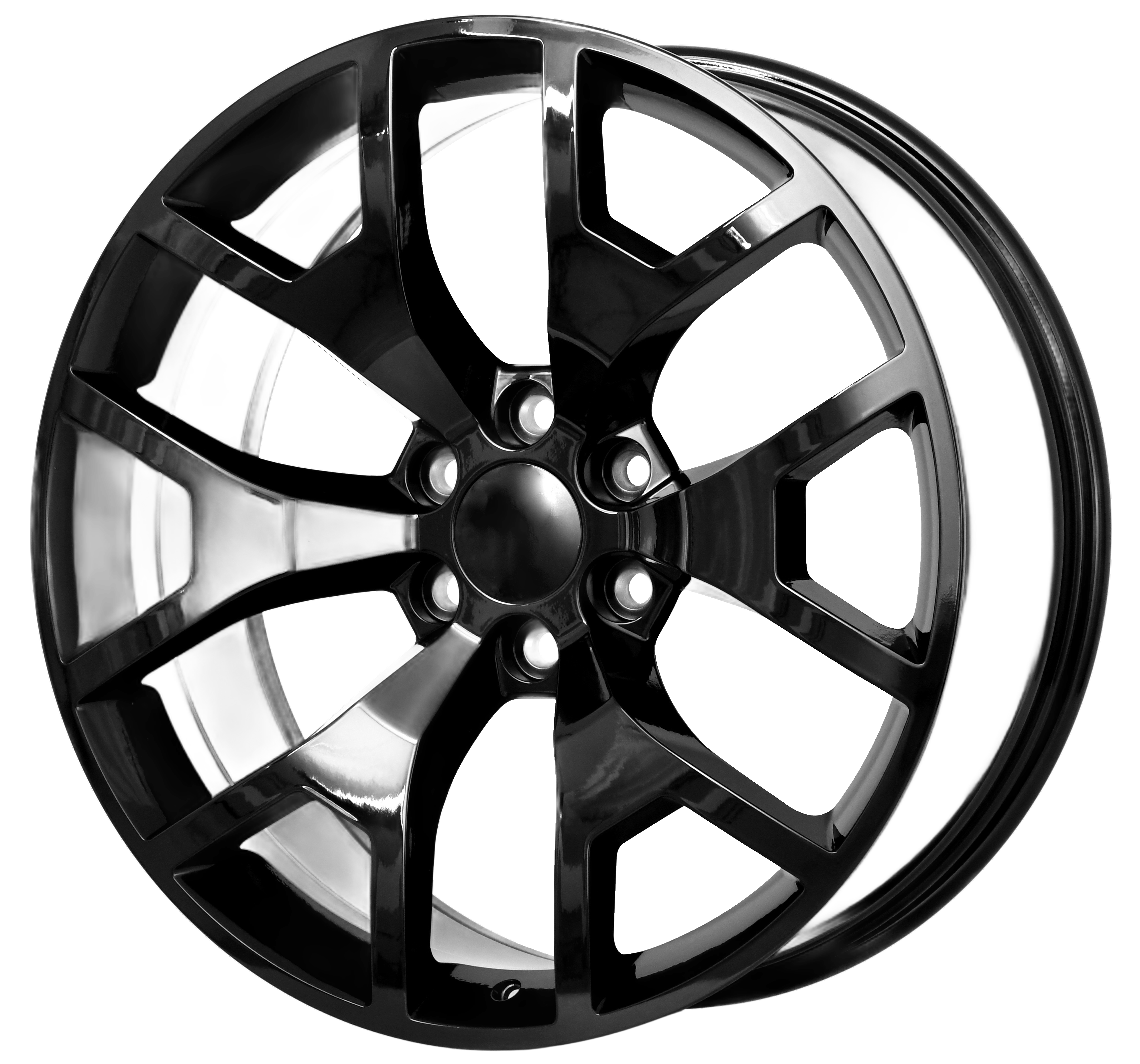 GM579 Gloss Black 24" GM Style Wheels