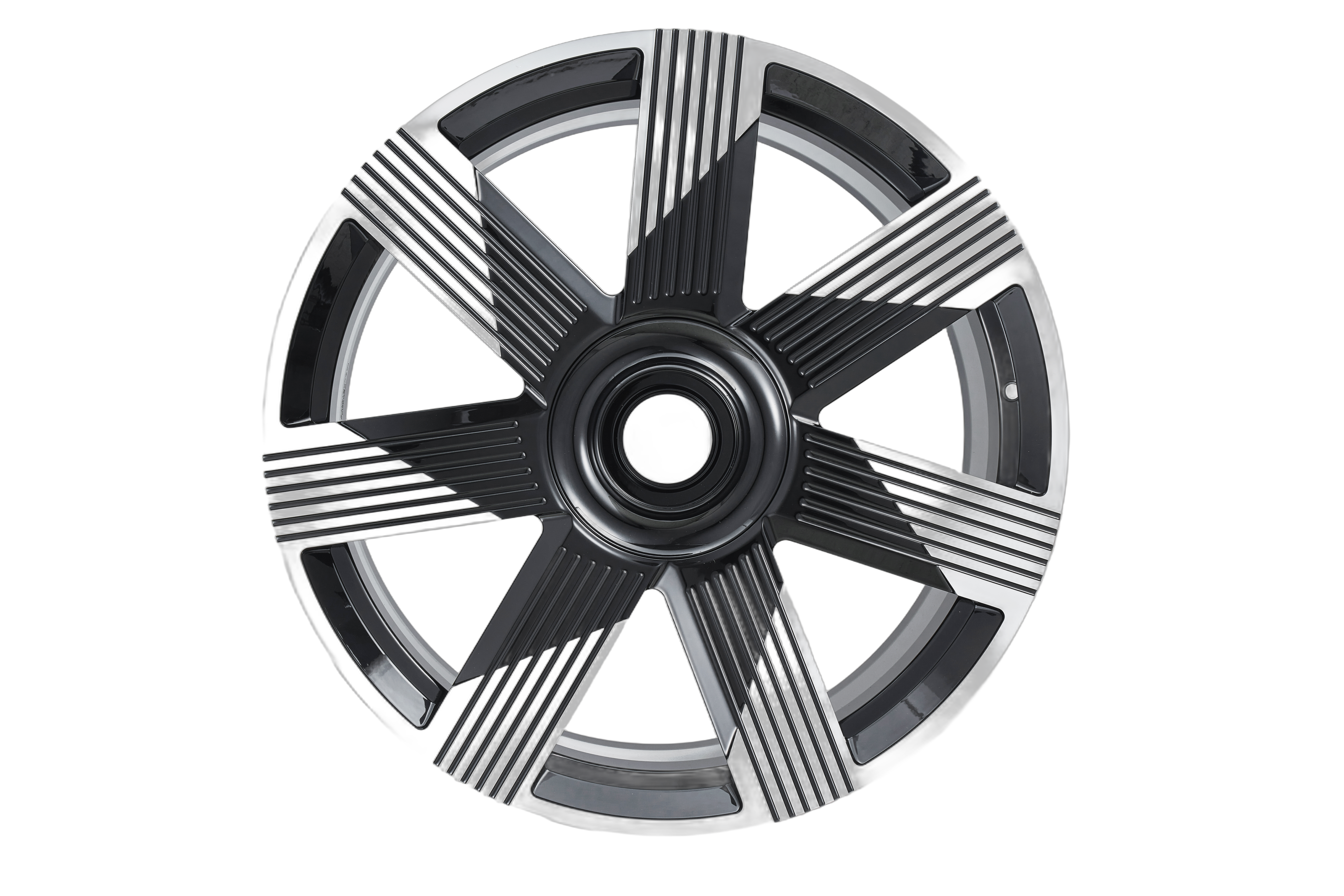 X755L Black Machined Face 22" Aftermarket Wheels