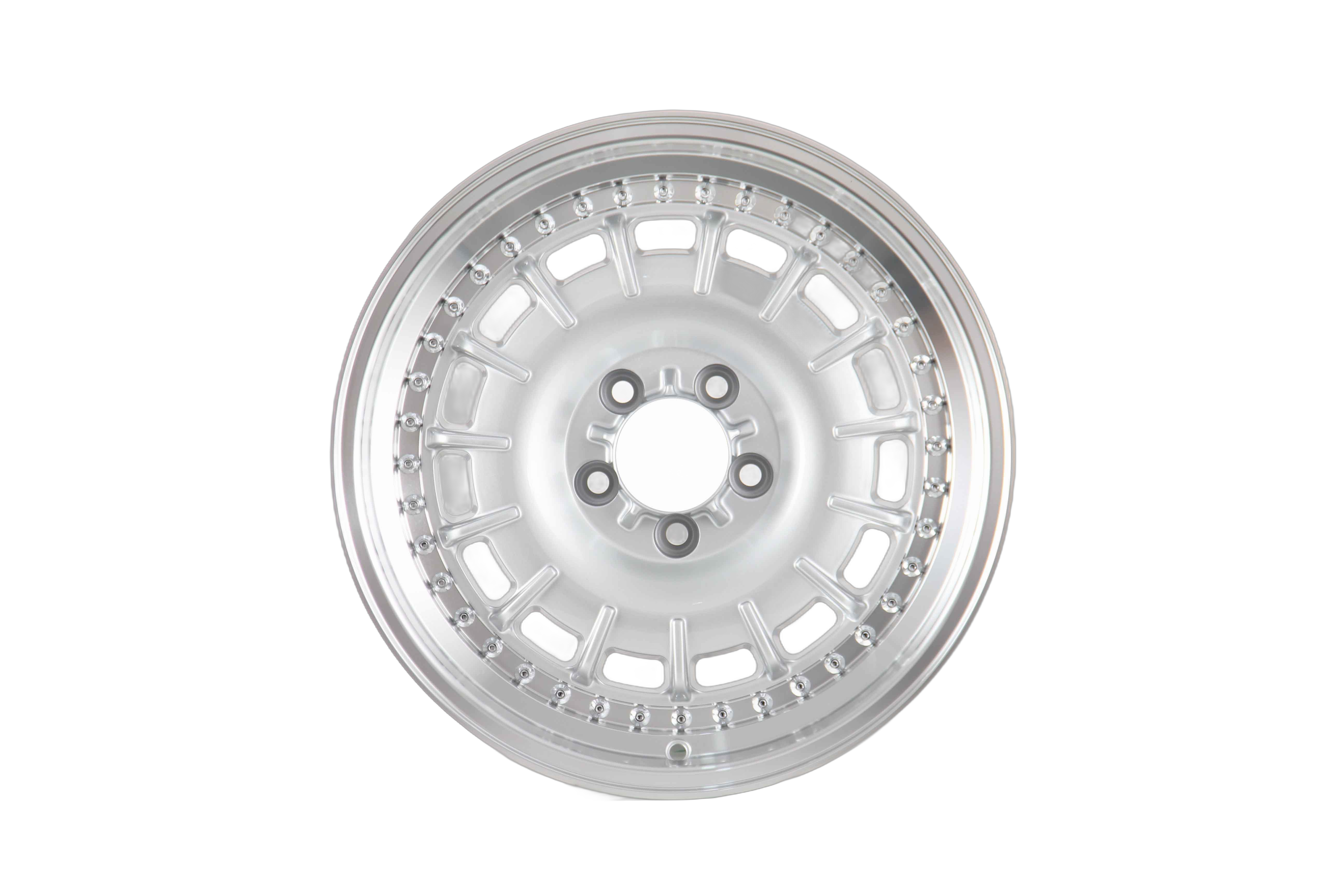 MB8006 Silver Machined Lip 17" Mercedes-Benz Style Wheels