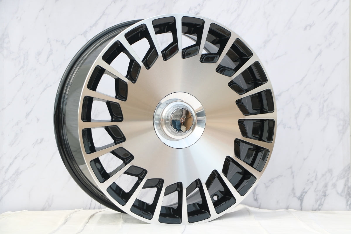 MB016 Black Machined Face Wheels for Mercedes-Benz | 20"