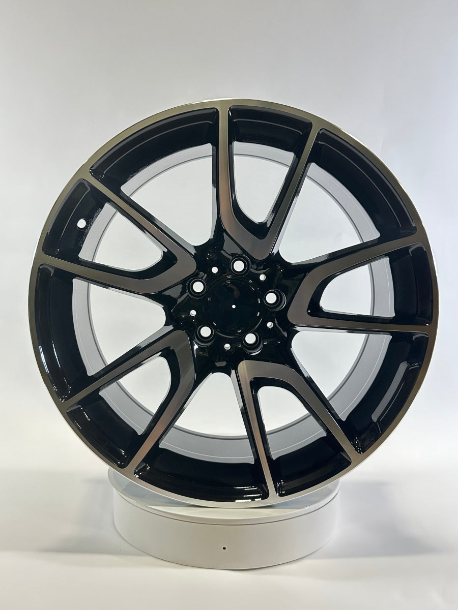 MB010 Black Machined Face Wheels for Mercedes-Benz | 19"-20"