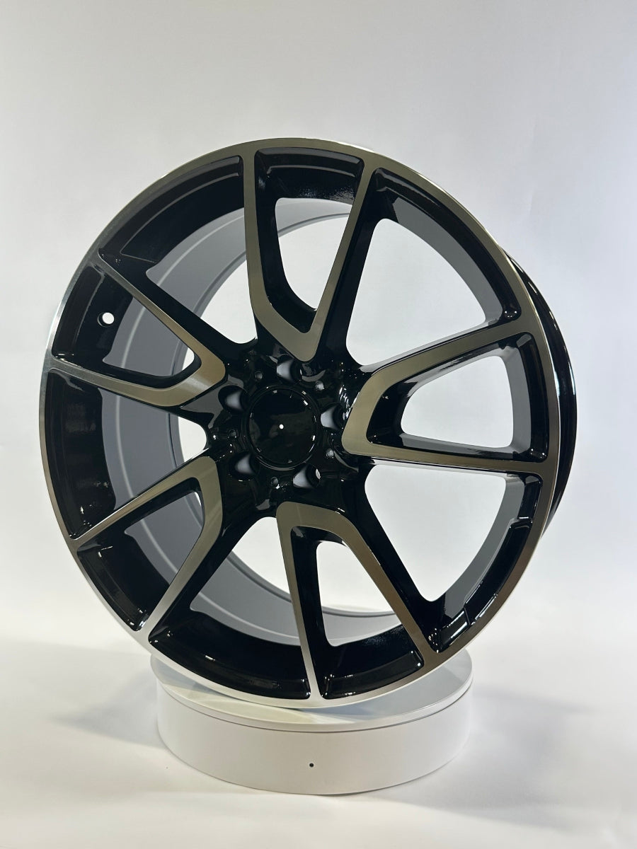 MB010 Black Machined Face Wheels for Mercedes-Benz | 19"-20"