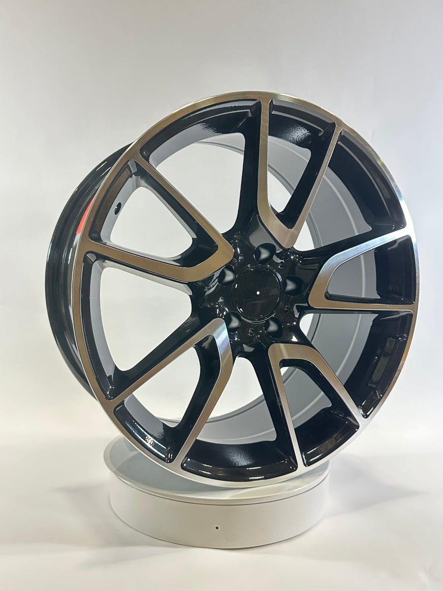 MB010 Black Machined Face Wheels for Mercedes-Benz | 19"-20"