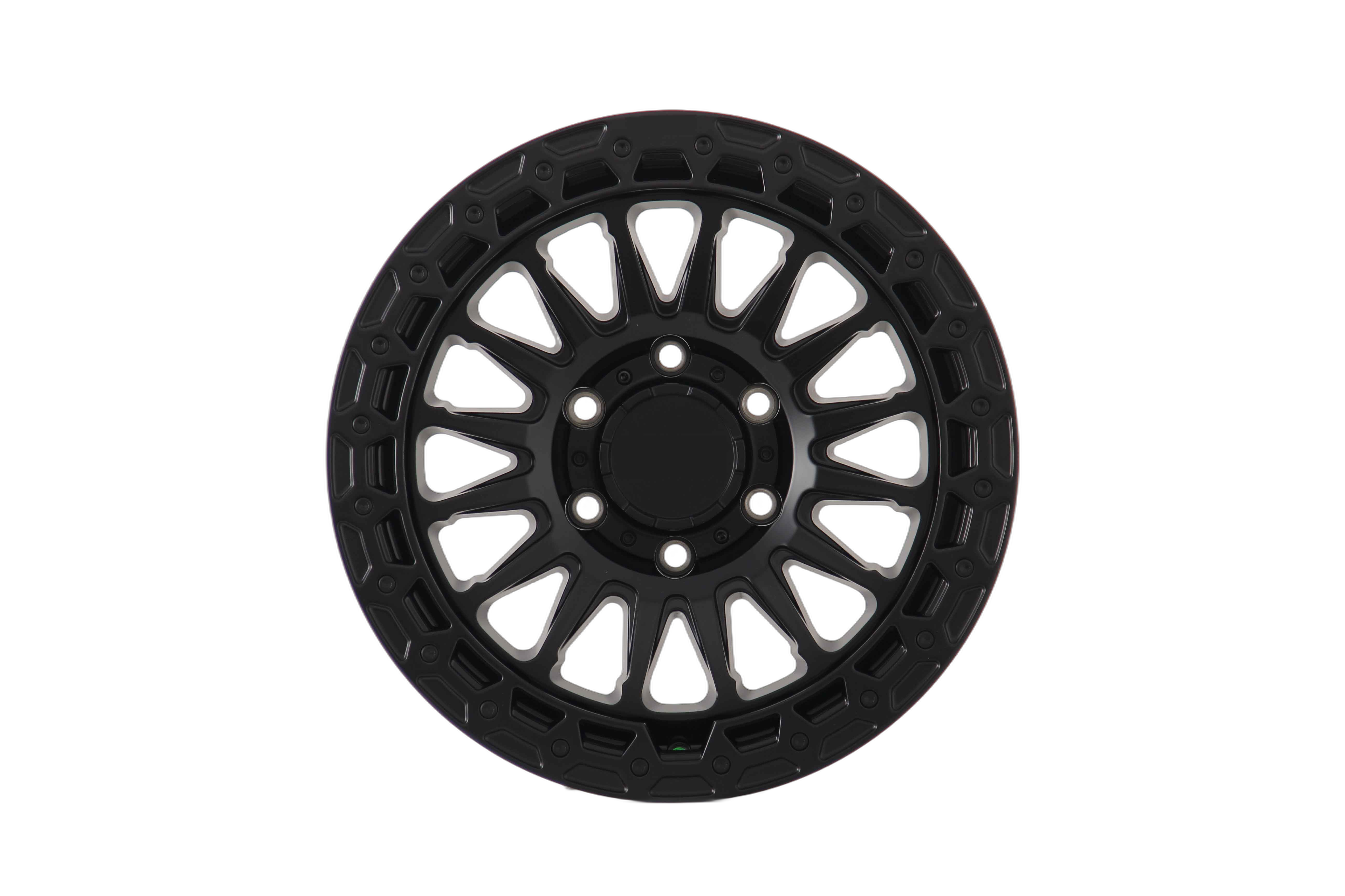 T9104 Satin Black 17" Truck & Off-Road Wheels