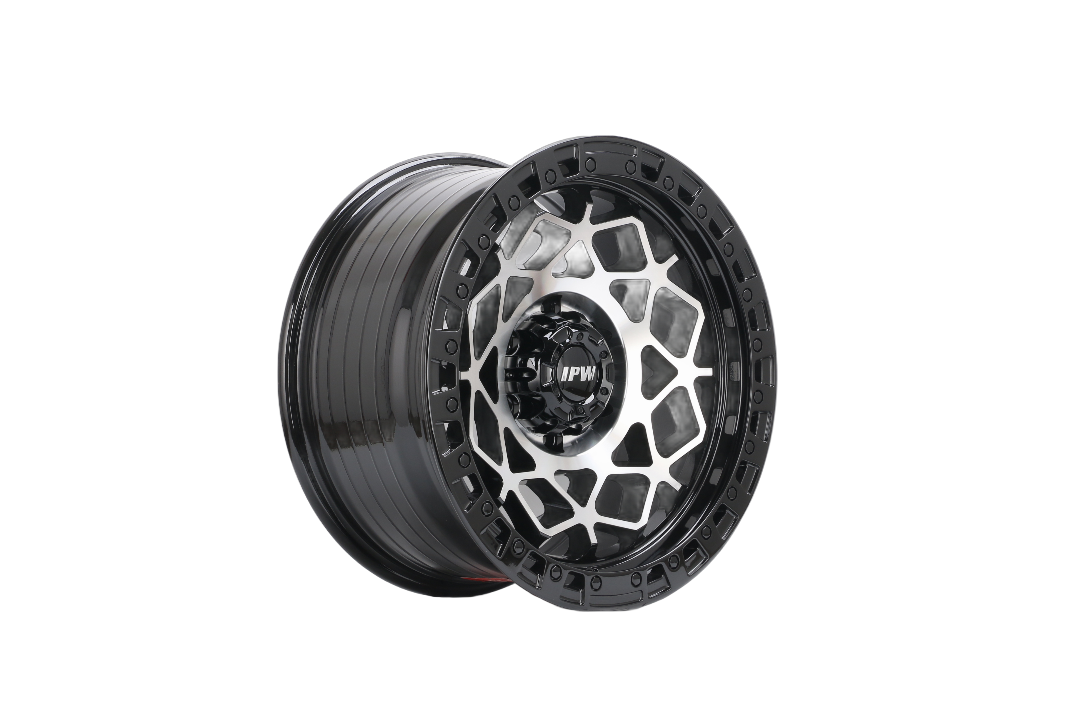 T936 Black Machined Spoke 17"-18" Truck & Off-Road Wheels